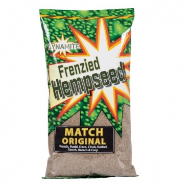 Dynamite Baits Frenzied Hempseed Groundbait Match Fine 1kg